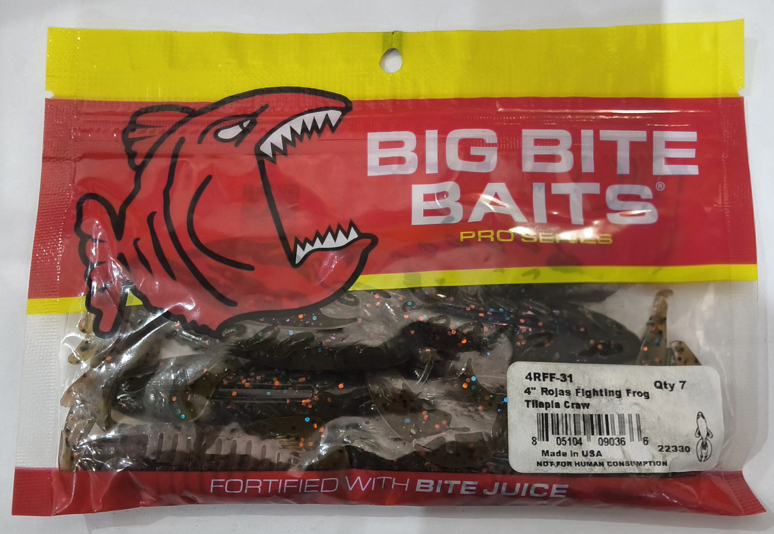 Isca Big Bite Baits Rojas Fighting Frog 4''